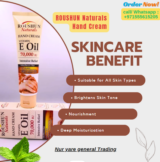 Rousan Natural - hand Cream (Vitamin E Oil )