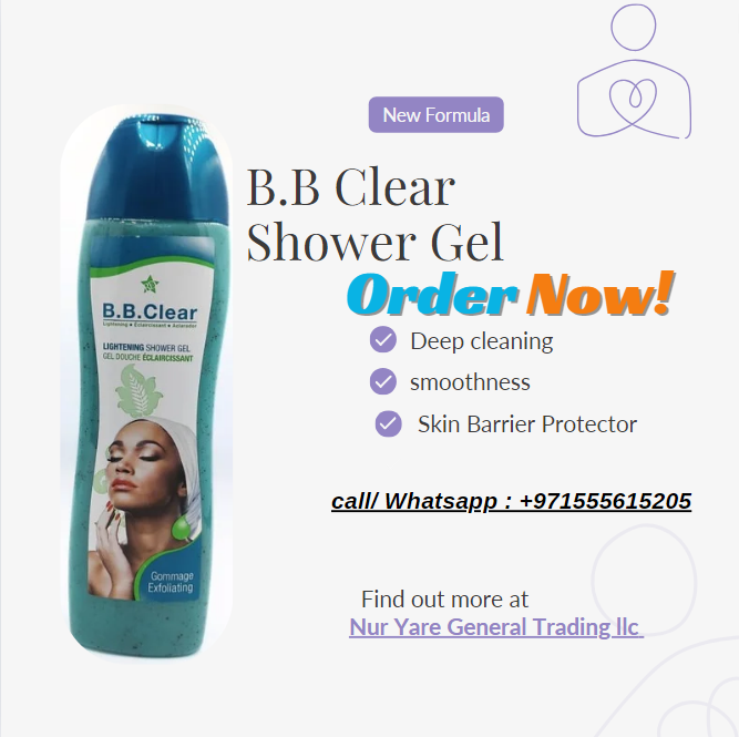 B.B. Clear shower Gel