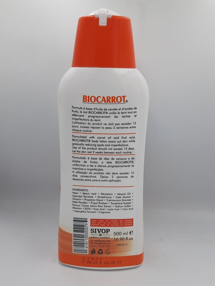 Bio Carrot Lotion -500Ml