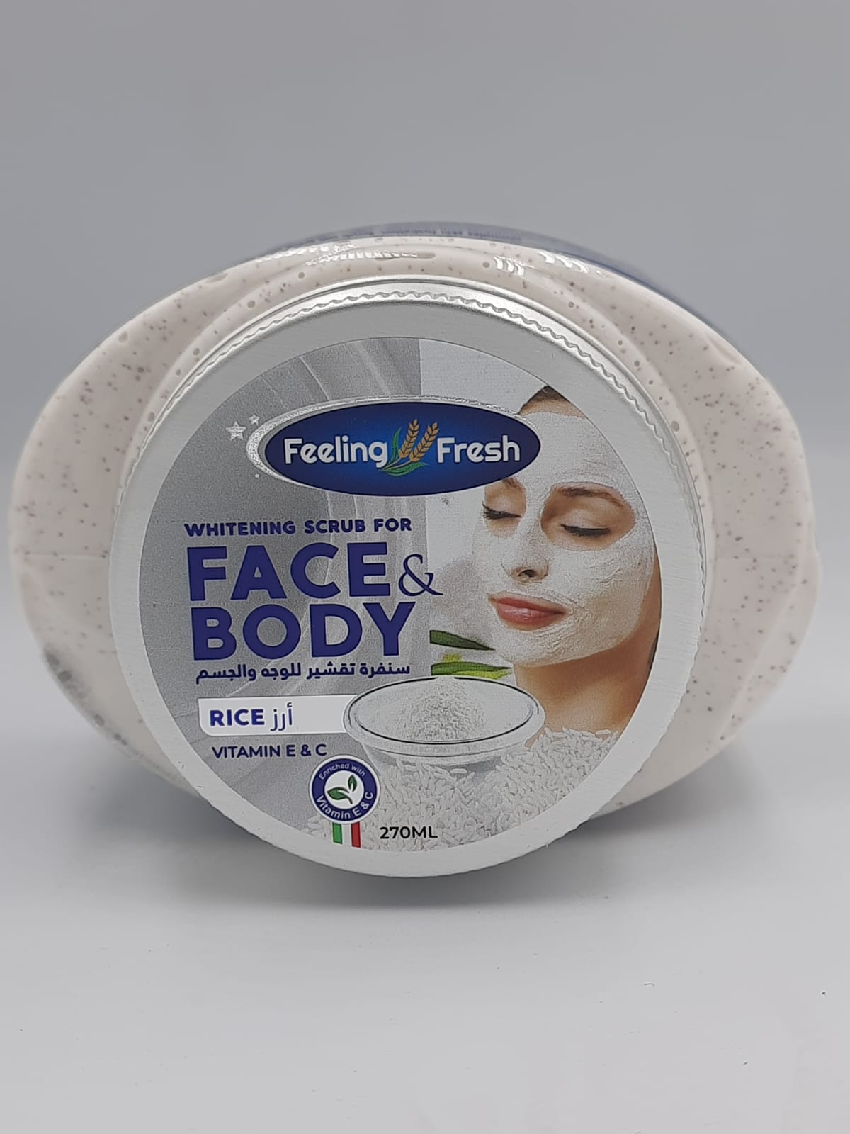 FEELING FRESH RICE ,FACE & BODY SCRUB-270ML